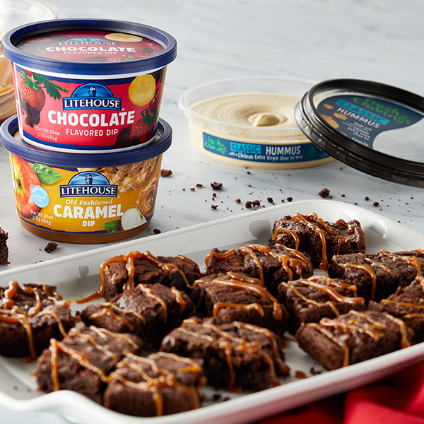 Fresh Cravings and Litehouse Caramel Brownie - Fresh Cravings